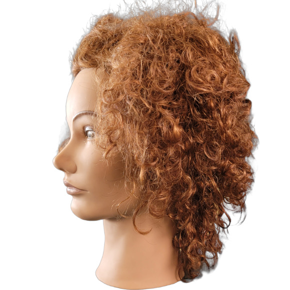 Mannequin Head Hairdressing Cosmetology 100% Human Hair Practice Training Doll - Picture 3 of 5